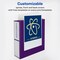Avery Heavy-Duty View 3 Ring Binder, 4" One Touch EZD Rings, 4.5" Spine, 1 Purple Binder (79813)